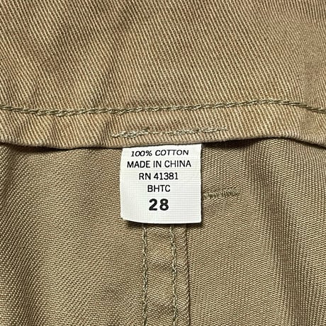 RRL RALPHLAUREN　"BUTTON FLY" CHINO SHORTS