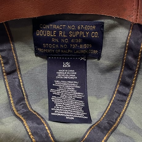RRL RALPHLAUREN　"WINGED PATCH" PILOT CAP