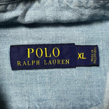 POLO RALPHLAUREN　"RLYC" CHAMBRAY SHIRT