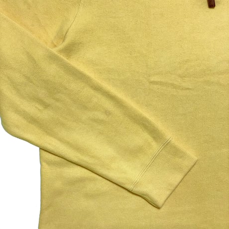 1POLO RALPHLAUREN　 "HARF-ZIP" SWEAT SHIRT (YELLOW)