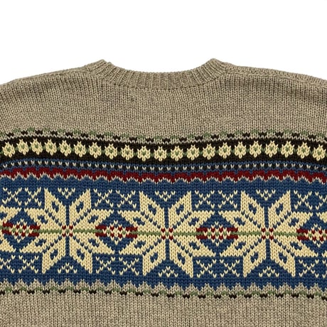POLO RALPHLAUREN　"NORDIC" SWEATER