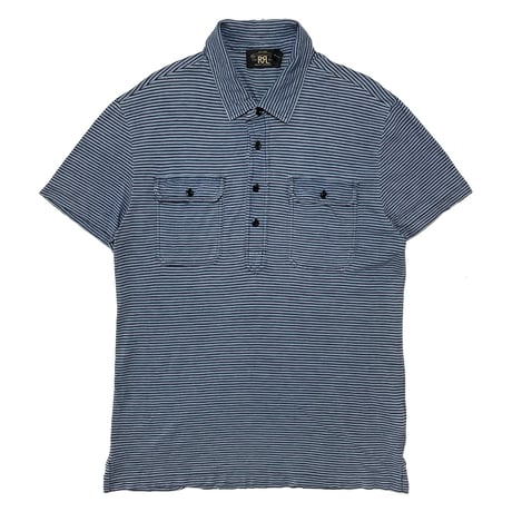 RRL インディゴ　ピンヒッコリー ワークベスト　ボルチモア　ウォバッシユ 楽天市場】Lee ベスト チョッキ WORKWEAR ヒッコリー へリンボン