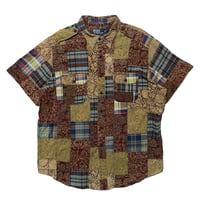 POLO RALPHLAUREN　"PATCH WORK" S/S SHIRT