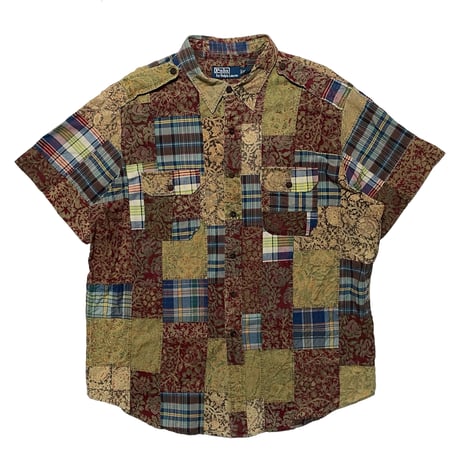 POLO RALPHLAUREN　"PATCH WORK" S/S SHIRT