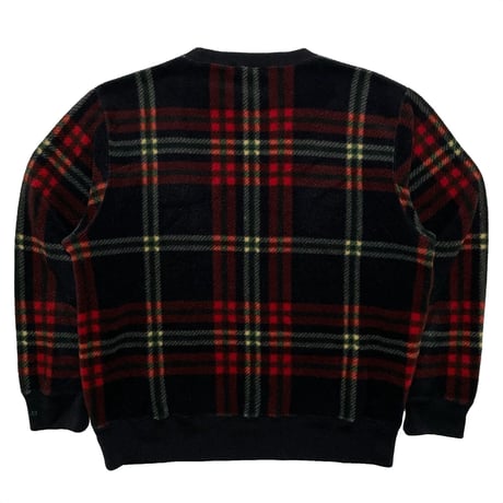 POLO RALPHLAUREN　"CHECKED" FLEECE SWEAT