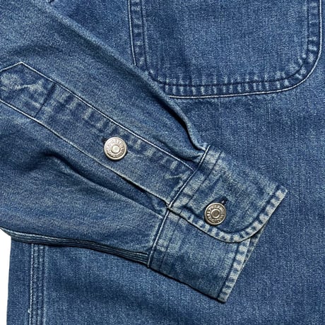 RALPHLAUREN　"METAL BUTTON" DENIM WORK SHIRT