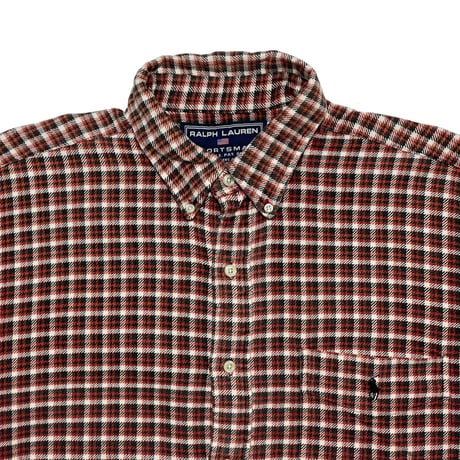 RALPHLAUREN　"RALPHLAUREN SPORTSMAN" FLANNEL SHIRT