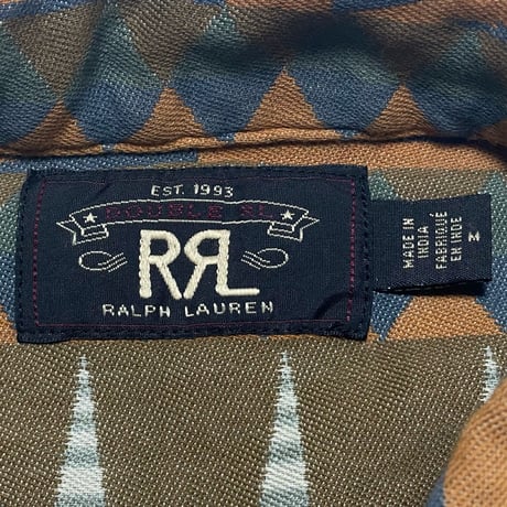 RRL RALPHLAUREN　"NATIVE" FLANNEL SHIRT