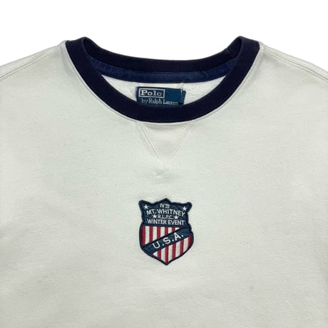POLO RALPHLAUREN　"SHIELD LOGO" SWEAT