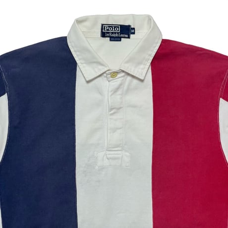POLO RALPHLAUREN　"COLOR BLOCK" L/S POLO SHIRT