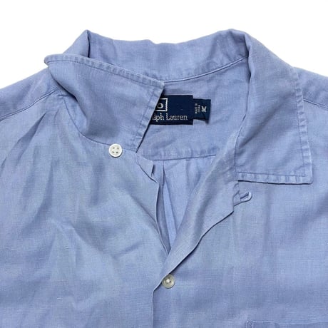 POLO RALPHLAUREN　OPEN COLLAR SHIRT