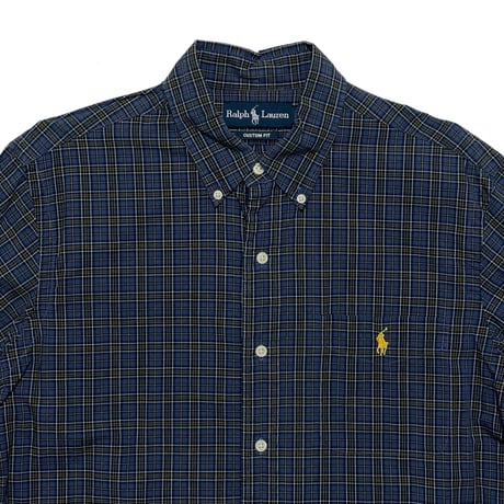 RALPHLAUREN　"CUSTOM FIT" BUTTONDOWN SHIRT