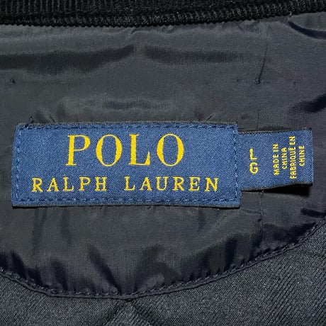 POLO RALPHLAUREN　"CORDUROY COLLAR" QUILTING JACKET