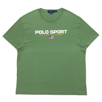 POLO SPORT RALPHLAUREN　"LOGO PRINT" S/S TEE (L.GREEN)
