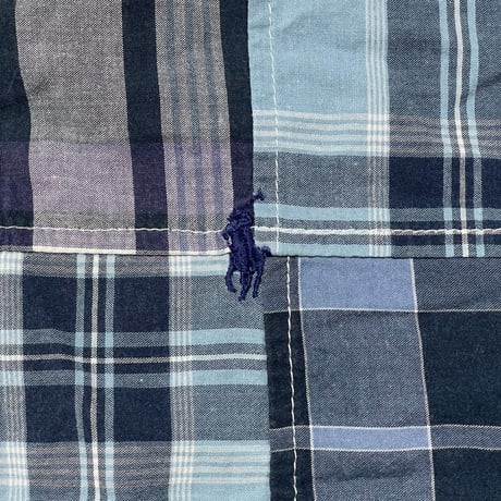 RALPHLAUREN　"PATCH WORK" BUTTONDOWN SHIRT