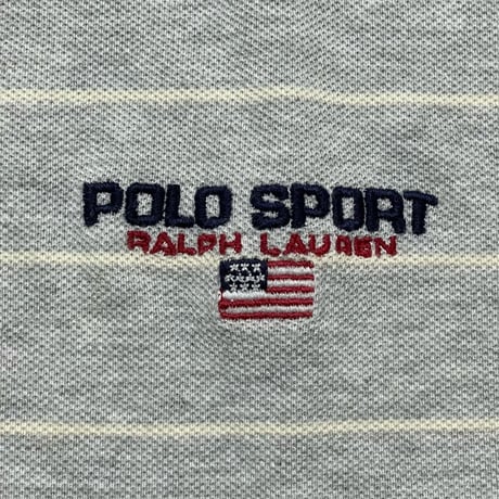 POLO SPORT RALPHLAUREN　"STRIPED" POLO SHIRT
