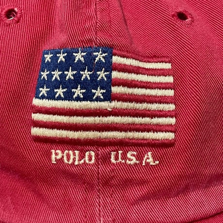 POLO RALPHLAUREN　"MADE IN USA" BASEBALL CAP