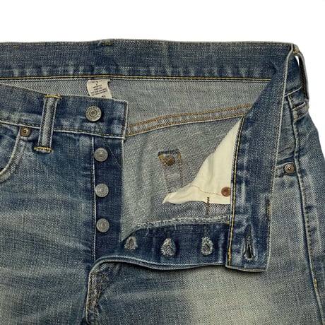 RRL RALPHLAUREN　 "VINTAGE WEATHERING" DENIM PANTS (MADE IN USA)