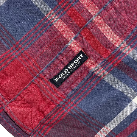 POLO SPORT RALPHLAUREN　"CHECKED" S/S SHIRT