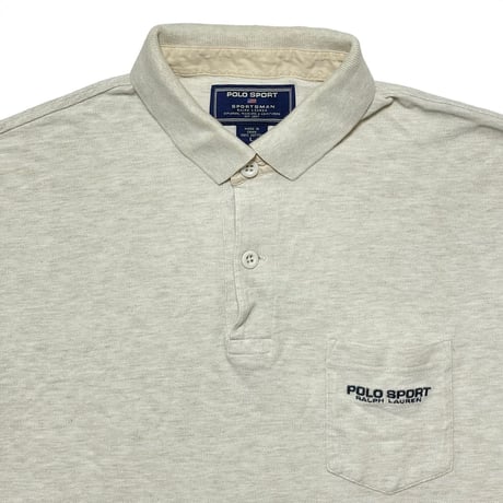 POLO RALPHLAUREN　"NATURAL" POLO SHIRT