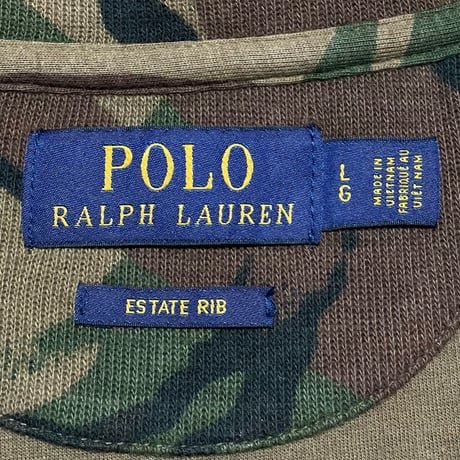 1POLO RALPHLAUREN　 "HARF-ZIP" SWEAT SHIRT (CAMOUFLAGE)