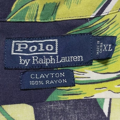 POLO RALPHLAUREN　"CLAYTON" CAMP SHIRT