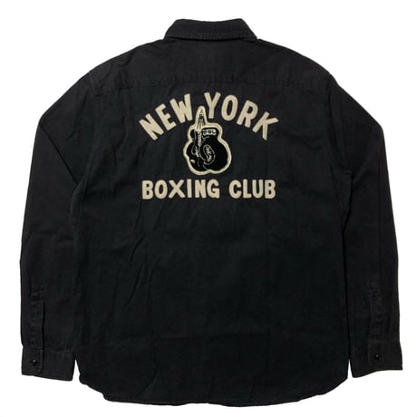 POLO RALPHLAUREN　 "NEW YORK BOXING CLUB" WORK SHIRT (1st-L)