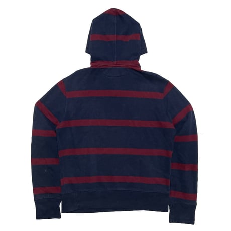 POLO RALPHLAUREN　"BORDER" HOODIE (NAVY)