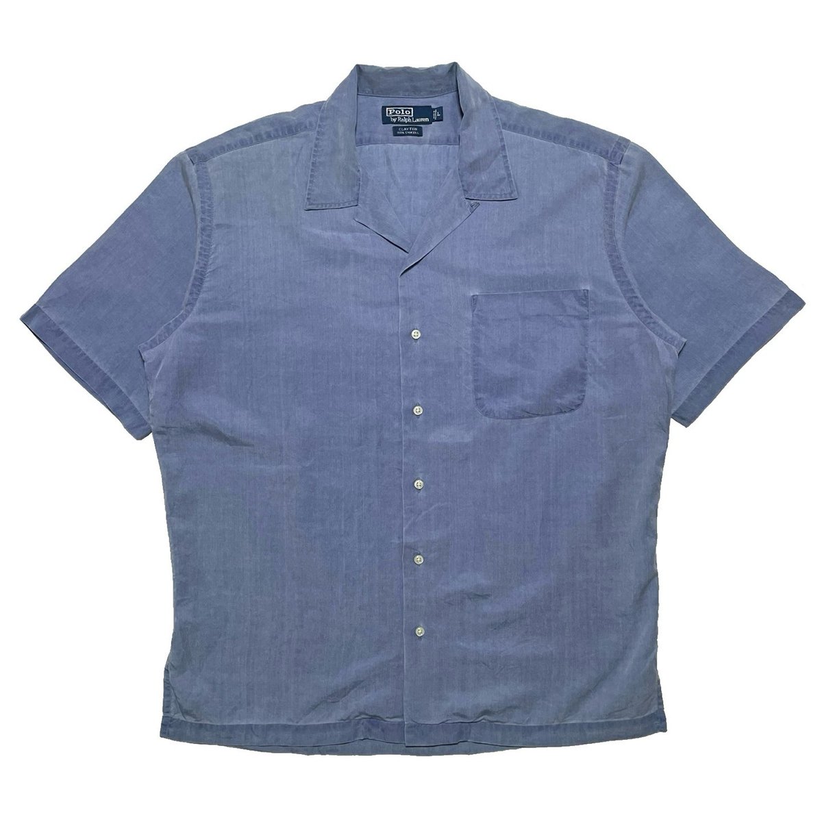 【Polo by Ralph Lauren】Open collar shirt Polo Ralph Lauren Cotton Terry Open Collar Polo White at