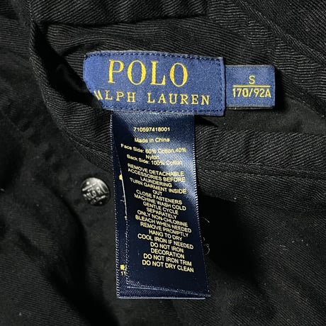 POLO RALPHLAUREN　 "NEW YORK BOXING CLUB"  REVERSIBLE JACKET (S)