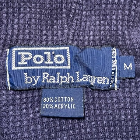 POLO RALPHLAUREN　"THERMAL" ZIP-UP HOODIE