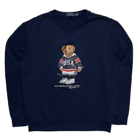 POLO RALPHLAUREN　"HOCKEY BEAR" SWEAT