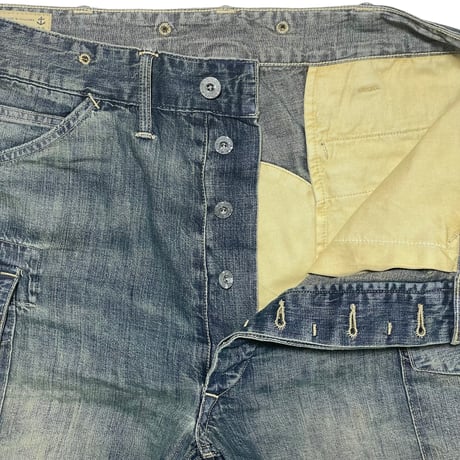 RRL RALPHLAUREN　"INDIGO DENIM CARGO" SHORTS