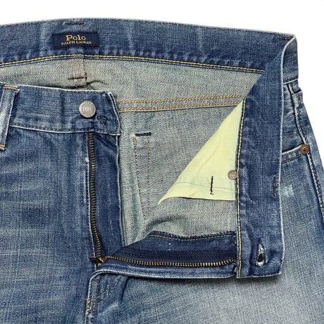 POLO RALPHLAUREN　"DAMAGED" DENIM
