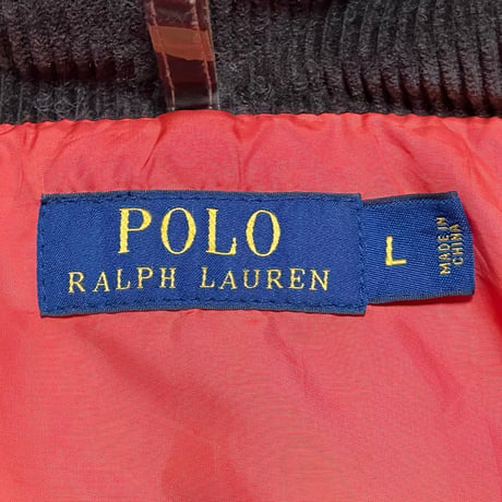 POLO RALPHLAUREN　"BUTTON FLY" DOWN JACKET