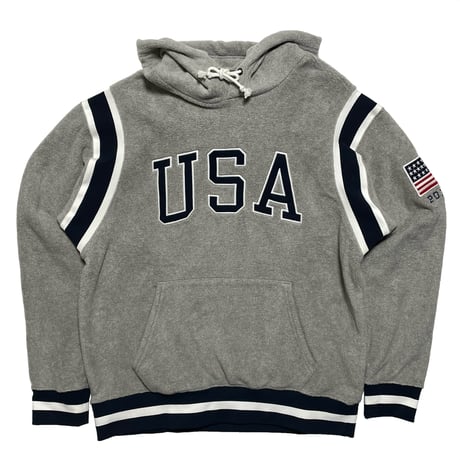 POLO RALPHLAUREN　"USA PATCH" FLEECE HOODIE