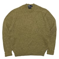 POLO RALPHLAUREN　"WOOL 100%" SWEATER