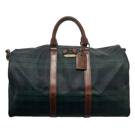 POLO RALPHLAUREN　"BLACK WATCH" BOSTON BAG