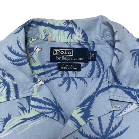 POLO RALPHLAUREN　"CLAYTON ALOHA SHIRT" S/S ALOHA SHIRT