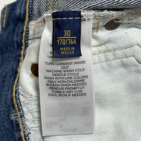 POLO RALPHLAUREN　"DAMAGE DENIM" SHORTS