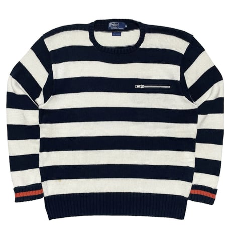 POLO RALPHLAUREN　"ZIP POCKET" SWEATER