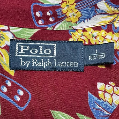 POLO RALPHLAUREN　"FLOWER" ALOHA SHIRT