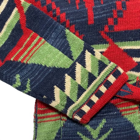 POLO RALPHLAUREN　"DEAD STOCK" NATIVE CARDIGAN