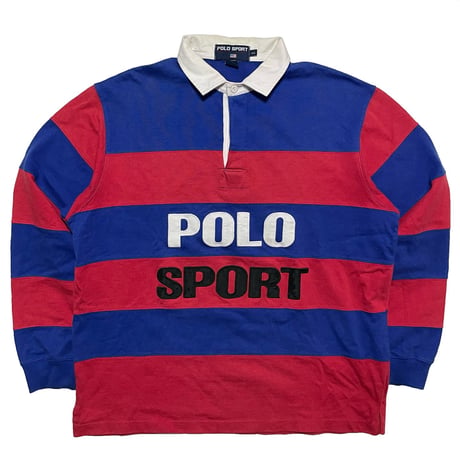 POLO SPORT RALPHLAUREN　"COLOR BLOCK" RUGBY SHIRT