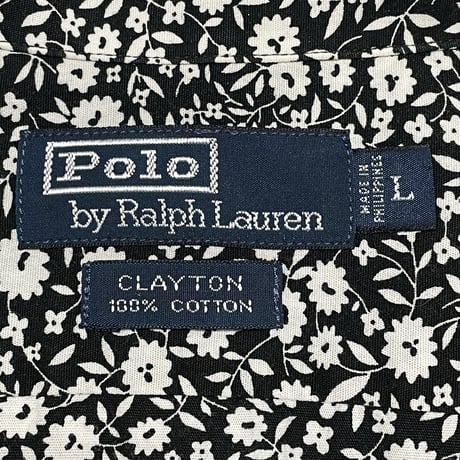 POLO RALPHLAUREN　"90s Vintage" OPEN COLLAR SHIRT
