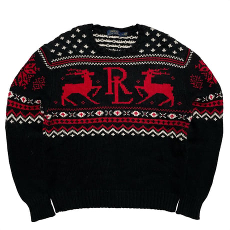 POLO RALPHLAUREN　"NORDIC PATTERN" SWEATER