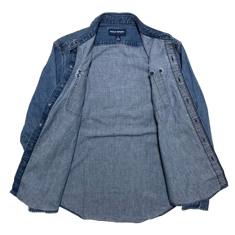 Ralph Lauren  ポロスポーツ POLO SPORT   デニムシャツ POLO SPORT RALPHLAUREN 