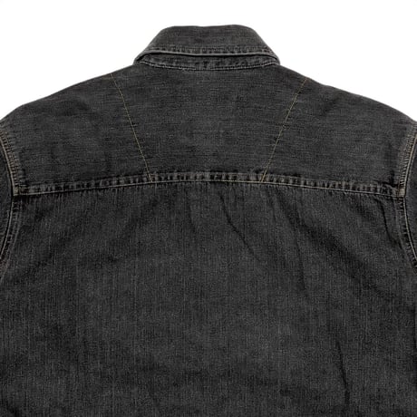 POLO SPORT RALPHLAUREN　"POLO SPORT LOGO" BLACK DENIM SHIRT
