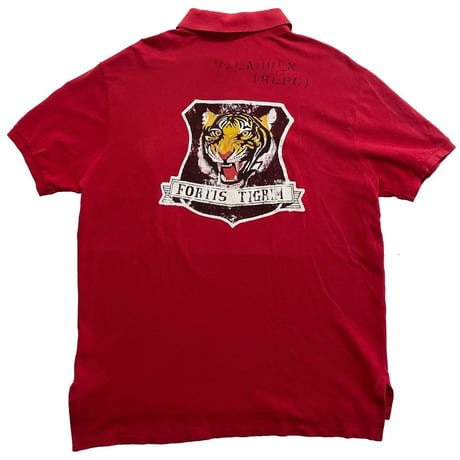POLO RALPHLAUREN　"TIGER" POLO SHIRT (XL)