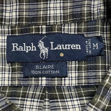 RALPHLAUREN　"BLAIRE" BUTTONDOWN SHIRT